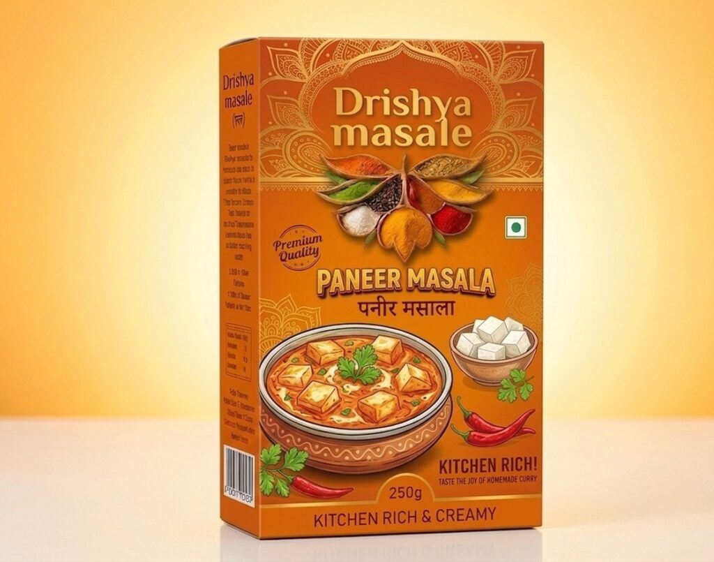 paneer masala 250g – rich & creamy flavor blend