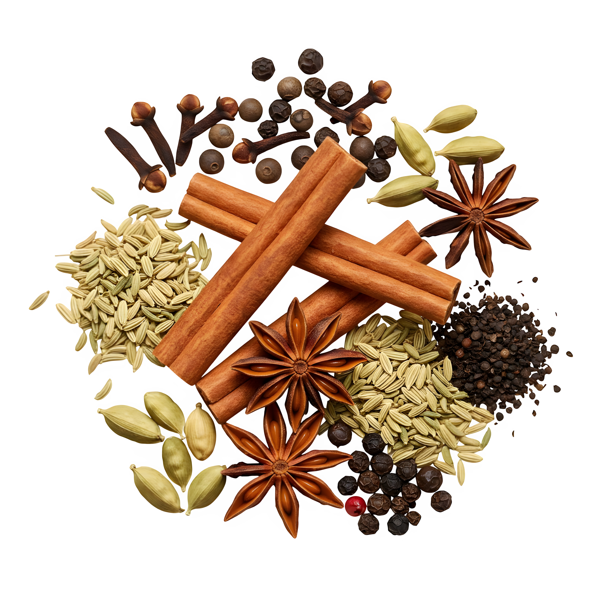 —pngtree—spices displayed on a white 20745096